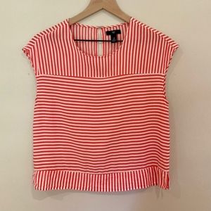 GAP Coral Striped Top